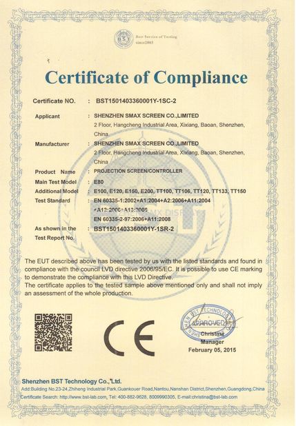 China Shenzhen SMX Display Technology Co.,Ltd certificaten